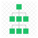 Organizational Chart Hierarchy Network Structure Icon