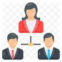 Organizational Hierarchy Company Structure Corporate Hierarchy Icon