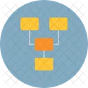 Organize Flowchart Hierarchy Icon