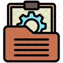 Document Remote Organize Icon