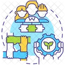 Organize your team  Icon