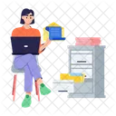 Organizing Documents Organizing Files File Handling Icon