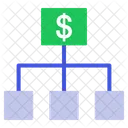 Organizzazione Flusso Di Lavoro Diagramma Di Flusso Icon