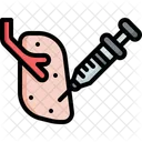 Organs Lungs Injection Icon