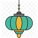 Oriental Lamp Decorative Asian Lamp Traditional Lighting Icon