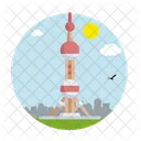 Oriental Pearl Tower Shanghai Cultures Icon