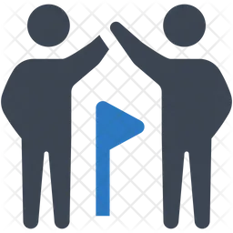 Oriented business team  Icon
