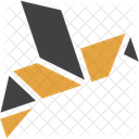 Origami Bird Paper Icon