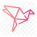 Origami Send Paper Plane Icon