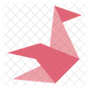 Origami Paper Folding Crane Origami Icon