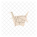 Origami Bird Paper Icon