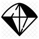 Diamant en origami  Icône