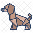 Origami Dog  Icon