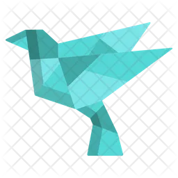 Origami Dove  Icon