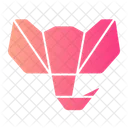 Origami-Elefant  Symbol