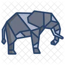 Origami Elephant  Icon