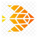 Origami-Fisch  Symbol