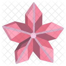 Origami Flower  Icon
