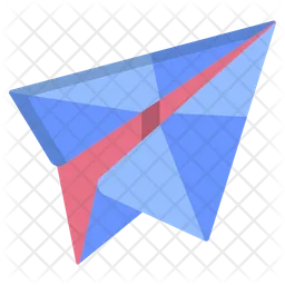 Origami-Flugzeug  Symbol