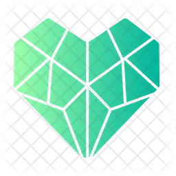 Origami Heart  Icon