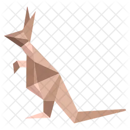 Origami Kangroo  Icon