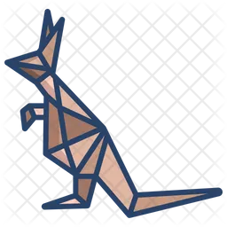 Origami Kangroo  Icon