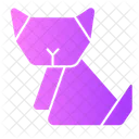 Origami-Katze  Symbol