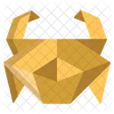 Origami-Krabbe  Symbol