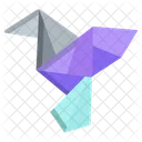 Origami-Vogel  Symbol