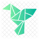 Origami-Vogel  Symbol