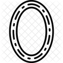 Ornamental Frame Intricate Design Luxury Icon