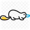 Ornitorrinco Familia Dos Patos Semi Aquatico Ícone