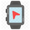 Orologio Gps Navigazione Smartwatch Icon