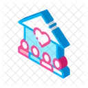 Care Hand House Icon