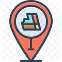 Ort GPS Position Icon