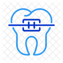 Braces Retainer Orthodontics Icon