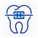 Braces Retainer Orthodontics Icon