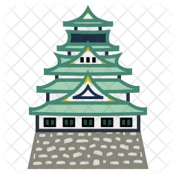 Osaka castle  Icon