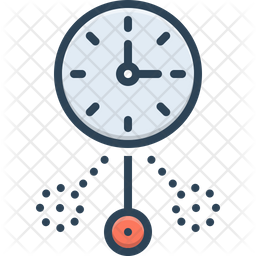 Oscillate Clock Icon
