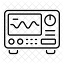 Oscilloscope Frequency Monitor Icon