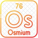 Osmium Chemistry Periodic Table Icon