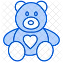 Oso Corazon Peluche Icon