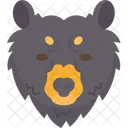 Oso Grizzly Cabeza Icono