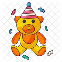 Oso De Peluche Juguete Diversion Icon