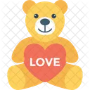 Teddy Corazon Signo Icono