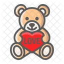 Peluche Oso Corazon Icono