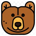 Oso grizzly  Icono