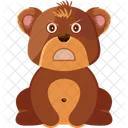 Oso Perseverante Perseverante Fuerte Icono