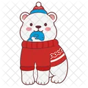 Oso Animal Polar Icono