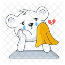 Teddy Llorando Oso Triste Peluche Triste Icon